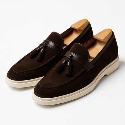 LUXEOUTFIT | Darce Hybrid Suede Loafers