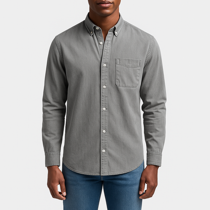 LUXEOUTFIT | Denim Button Shirt