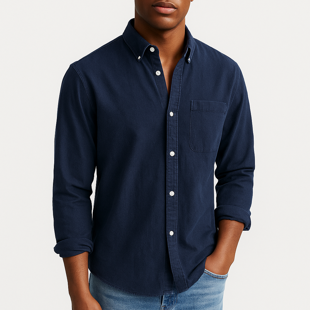 LUXEOUTFIT | Denim Button Shirt
