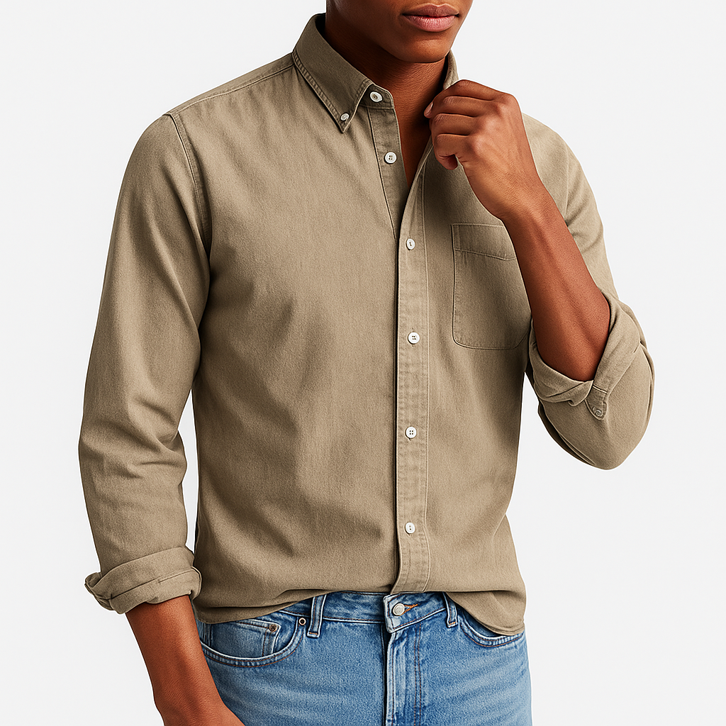 LUXEOUTFIT | Denim Button Shirt