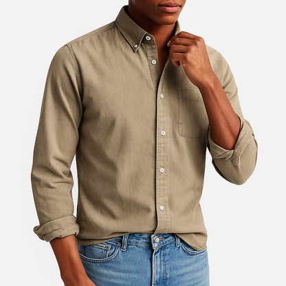 LUXEOUTFIT | Denim Button Shirt