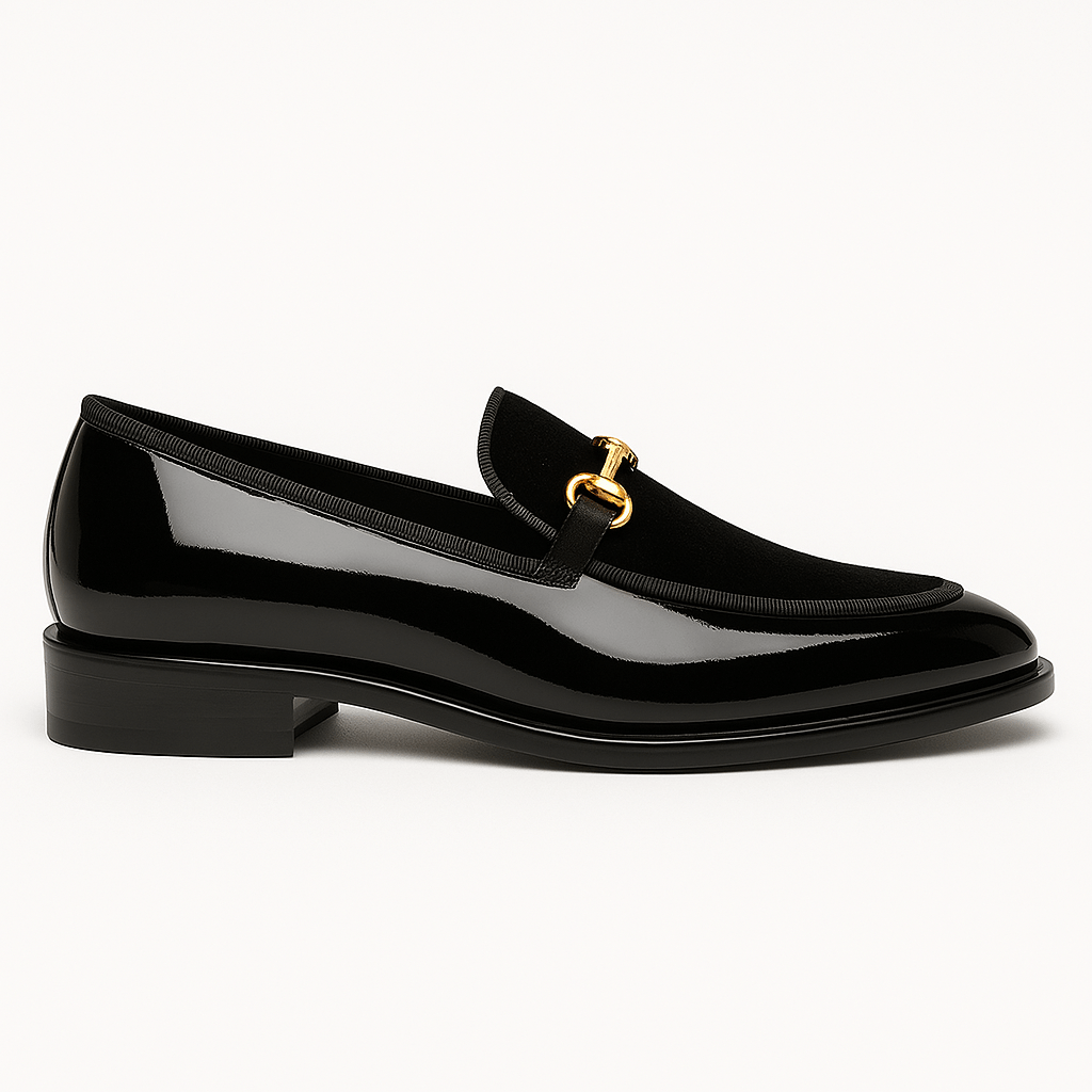 LUXEOUTFIT | Gloss Patent Leather Loafers