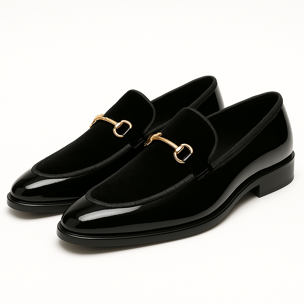 LUXEOUTFIT | Gloss Patent Leather Loafers