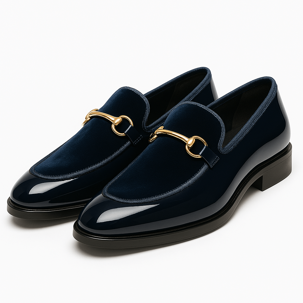 LUXEOUTFIT | Gloss Patent Leather Loafers