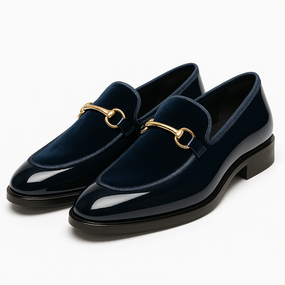 LUXEOUTFIT | Gloss Patent Leather Loafers