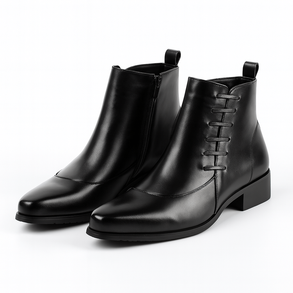 LUXEOUTFIT | Leather Dress Boots