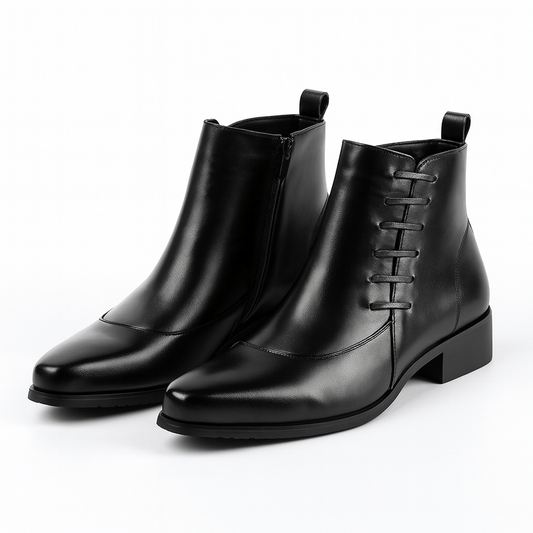 LUXEOUTFIT | Leather Dress Boots
