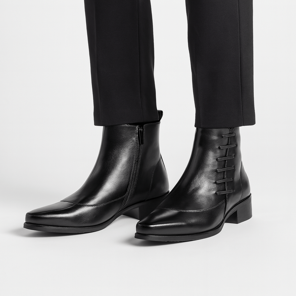 LUXEOUTFIT | Leather Dress Boots