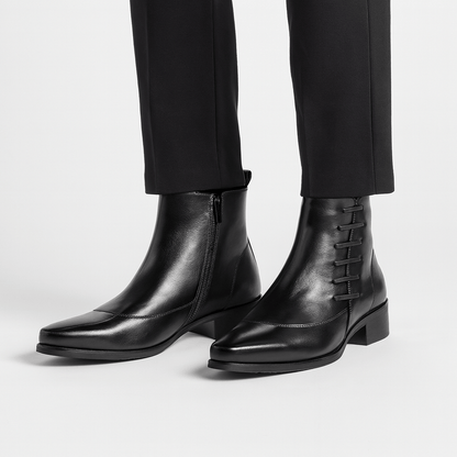 LUXEOUTFIT | Leather Dress Boots