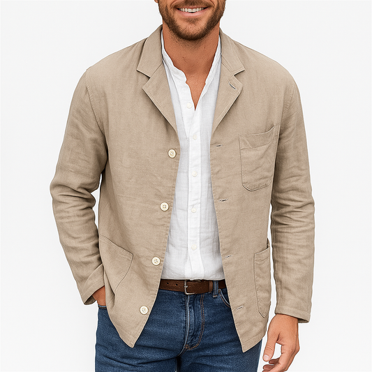 LUXEOUTFIT | Linen Blazer Ease