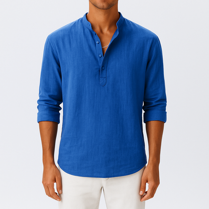 LUXEOUTFIT | Linen Blend Shirt