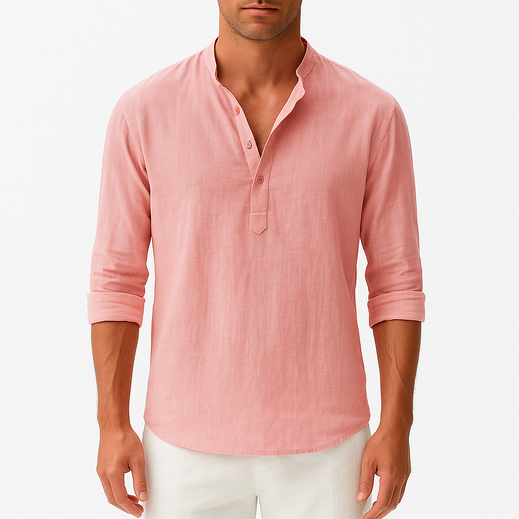 LUXEOUTFIT | Linen Blend Shirt