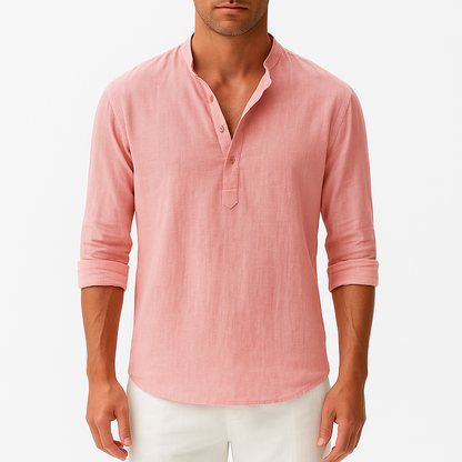 LUXEOUTFIT | Linen Blend Shirt