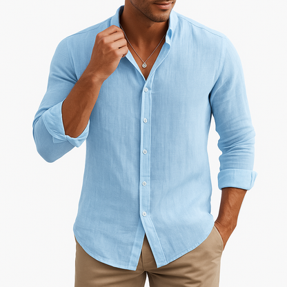 LUXEOUTFIT | Linen Button Shirt