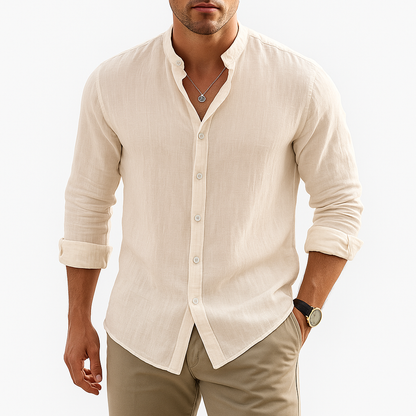 LUXEOUTFIT | Linen Button Shirt
