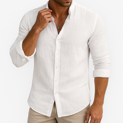 LUXEOUTFIT | Linen Button Shirt