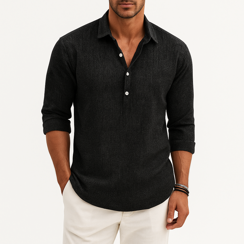 LUXEOUTFIT | Linen Button Shirt
