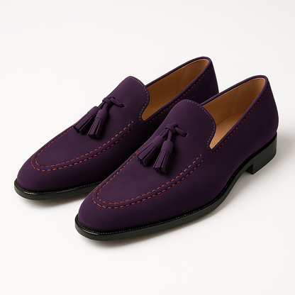LUXEOUTFIT | Low-Cut Leather Tassel Loafers
