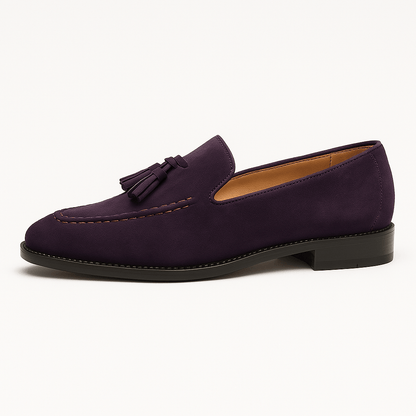 LUXEOUTFIT | Low-Cut Leather Tassel Loafers