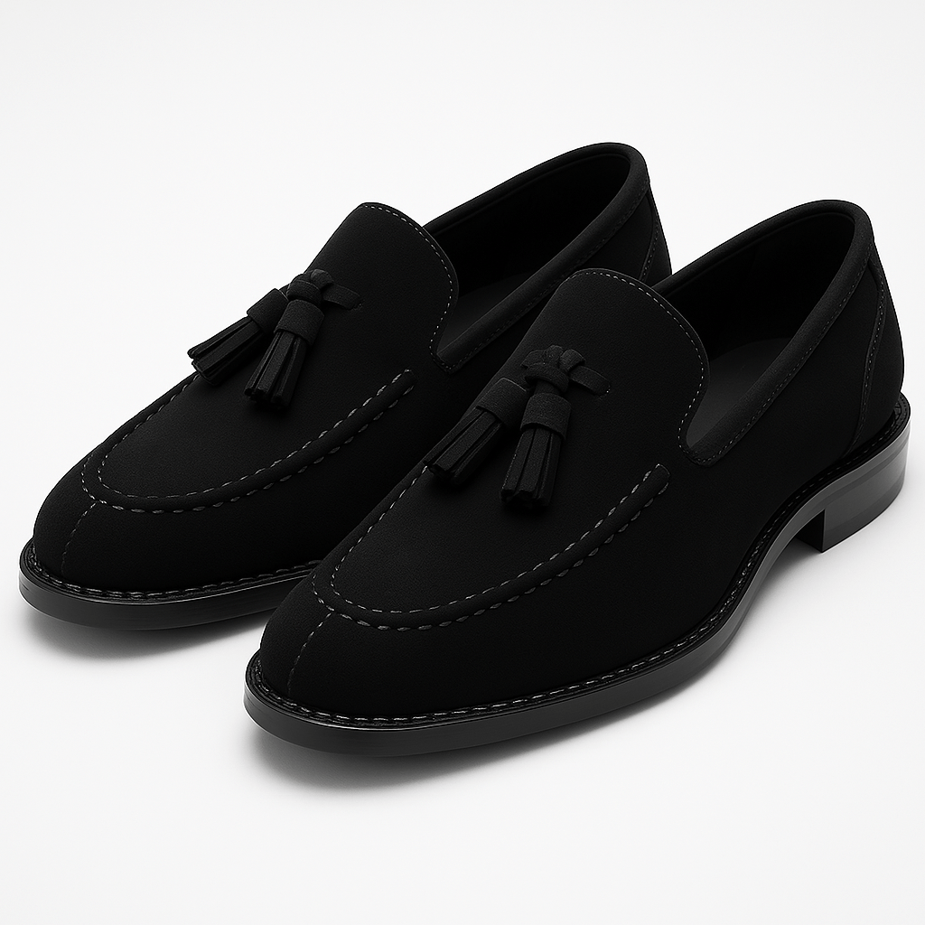 LUXEOUTFIT | Low-Cut Leather Tassel Loafers