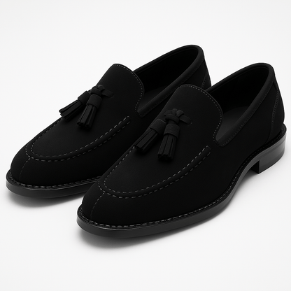 LUXEOUTFIT | Low-Cut Leather Tassel Loafers