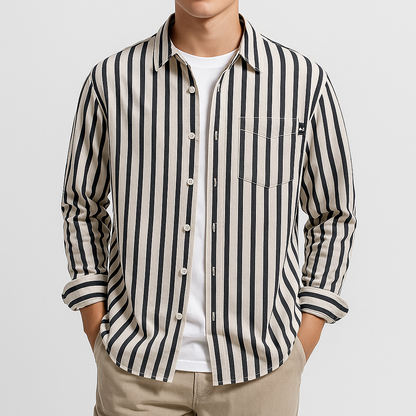 LUXEOUTFIT | Niels Stripe Shirt