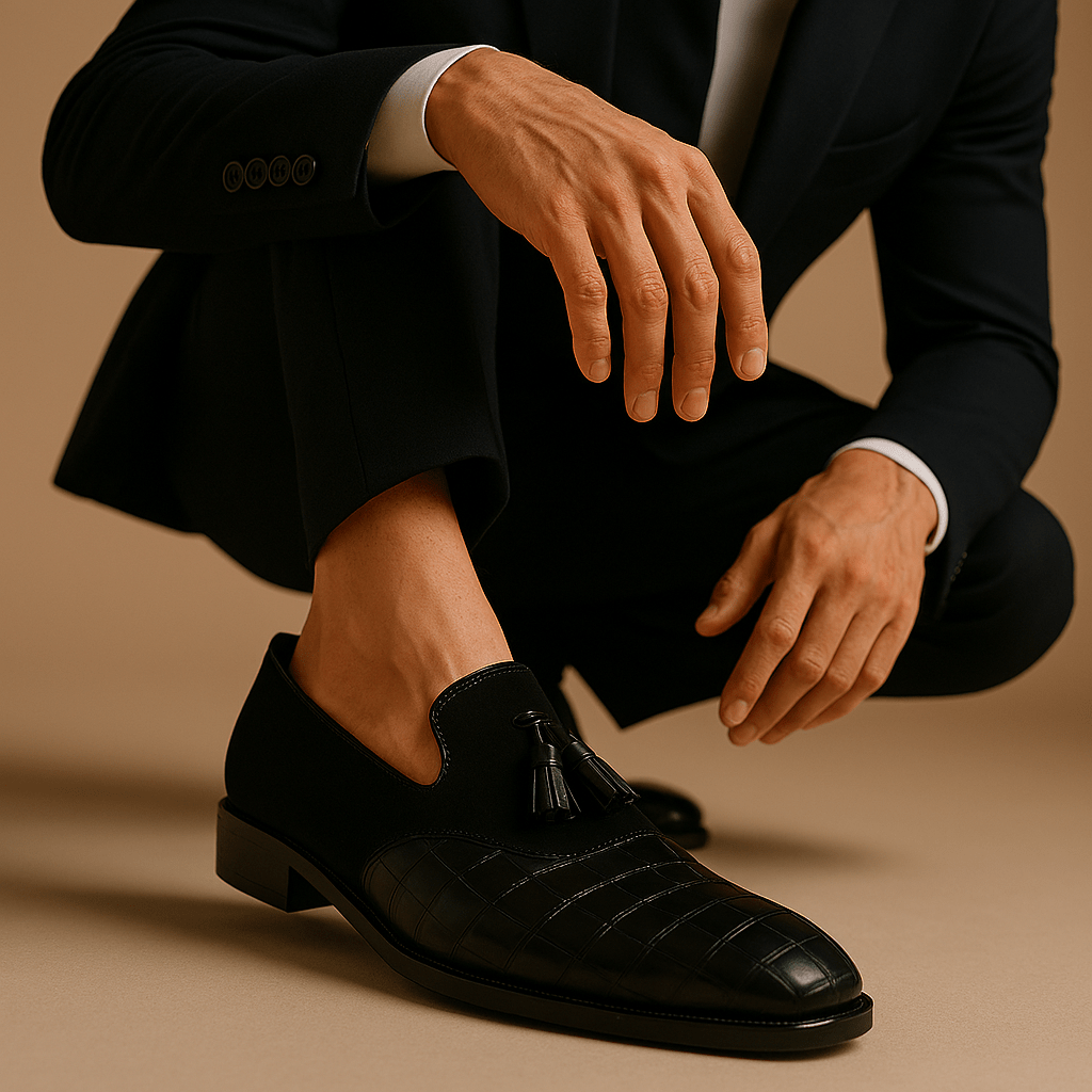 LUXEOUTFIT | Noble Polished Leather Loafers
