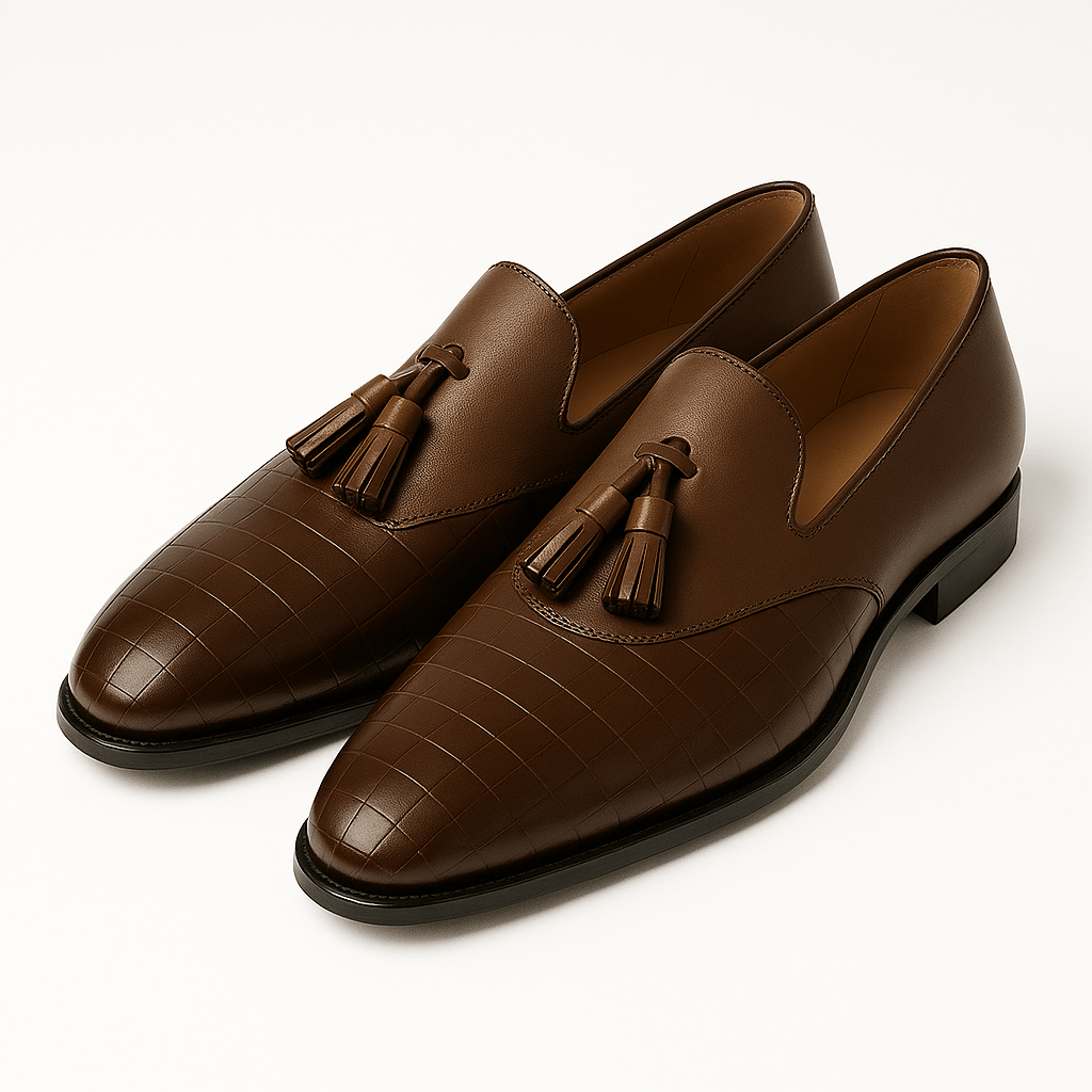 LUXEOUTFIT | Noble Polished Leather Loafers