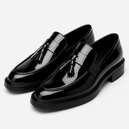 LUXEOUTFIT | Polished Tassel Dress Loafers