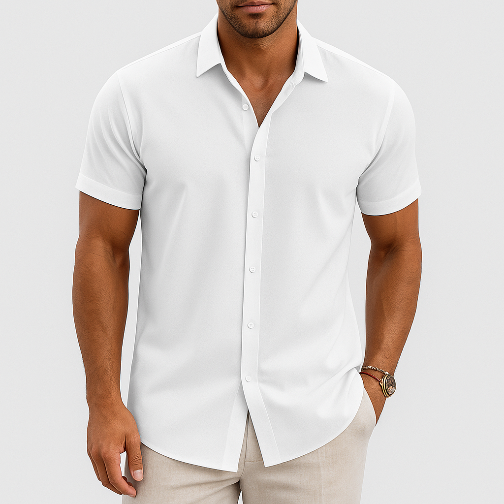 LUXEOUTFIT | Refined Linen Shirt