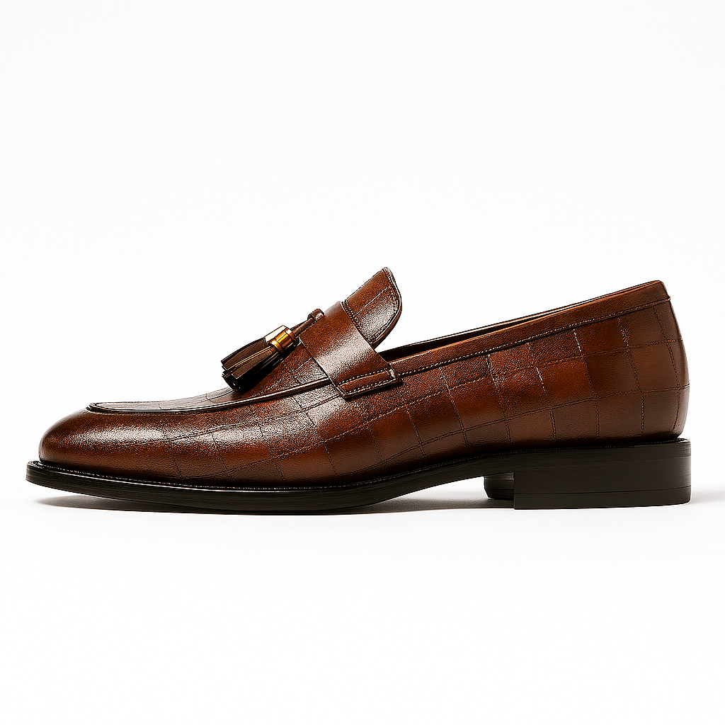 LUXEOUTFIT | Refined Vegan Tassel Loafers