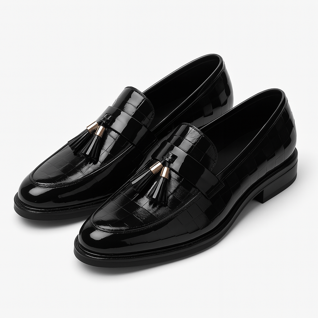 LUXEOUTFIT | Refined Vegan Tassel Loafers