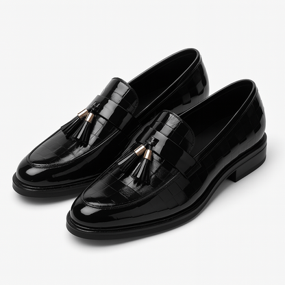 LUXEOUTFIT | Refined Vegan Tassel Loafers
