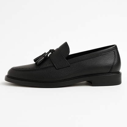 LUXEOUTFIT | Relaxed Fit Leather Loafers