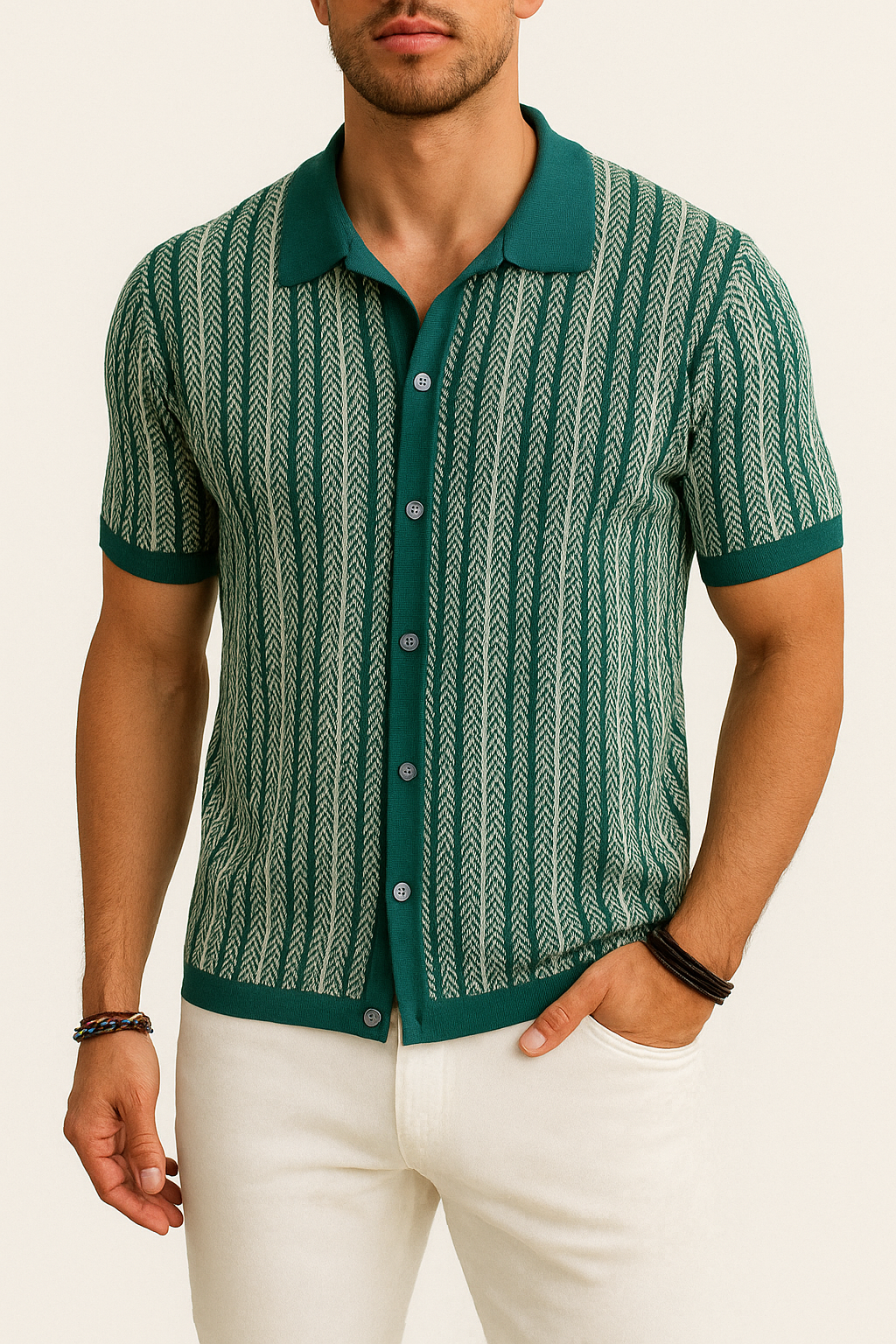 LUXEOUTFIT | Retro Stripe Polo