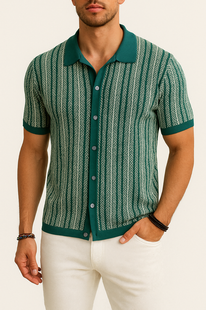 LUXEOUTFIT | Retro Stripe Polo