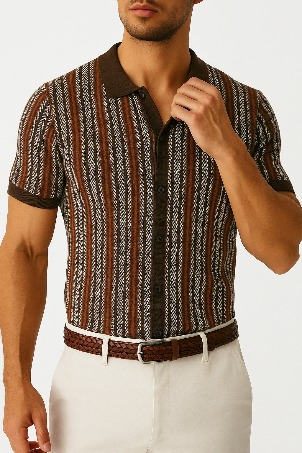 LUXEOUTFIT | Retro Stripe Polo