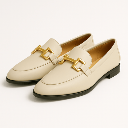 LUXEOUTFIT | Sculpted Suede Horsebit Loafers