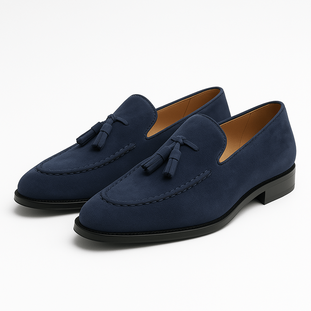 LUXEOUTFIT | Soft Leather Tassel Loafers