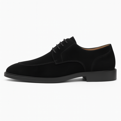 LUXEOUTFIT | Suede Lace-Up Derby Shoes