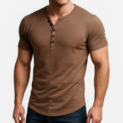 LUXEOUTFIT | Tailored Henley Shirt