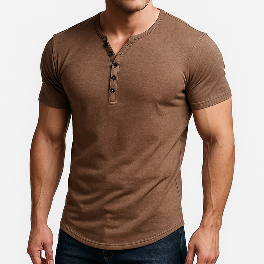 LUXEOUTFIT | Tailored Henley Shirt