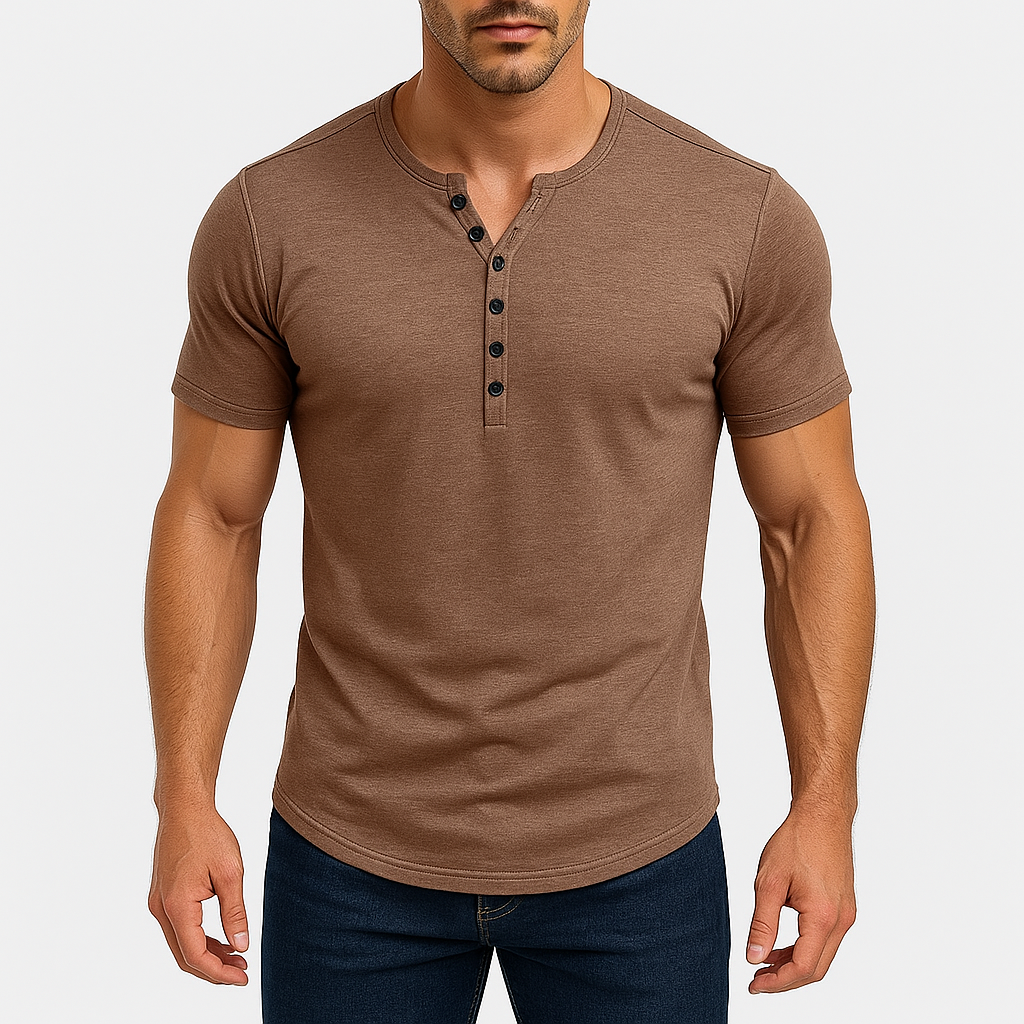 LUXEOUTFIT | Tailored Henley Shirt