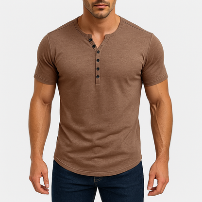 LUXEOUTFIT | Tailored Henley Shirt