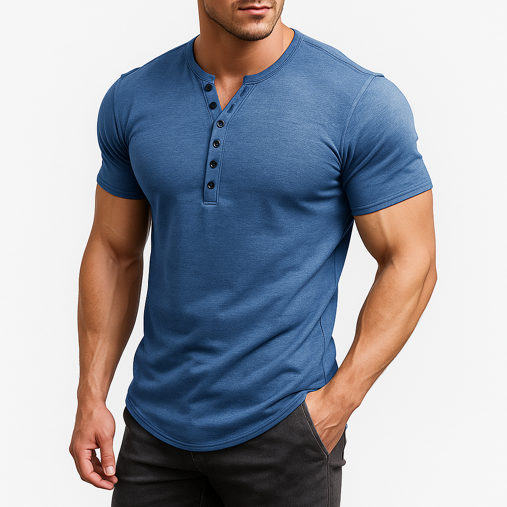 LUXEOUTFIT | Tailored Henley Shirt