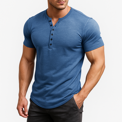 LUXEOUTFIT | Tailored Henley Shirt