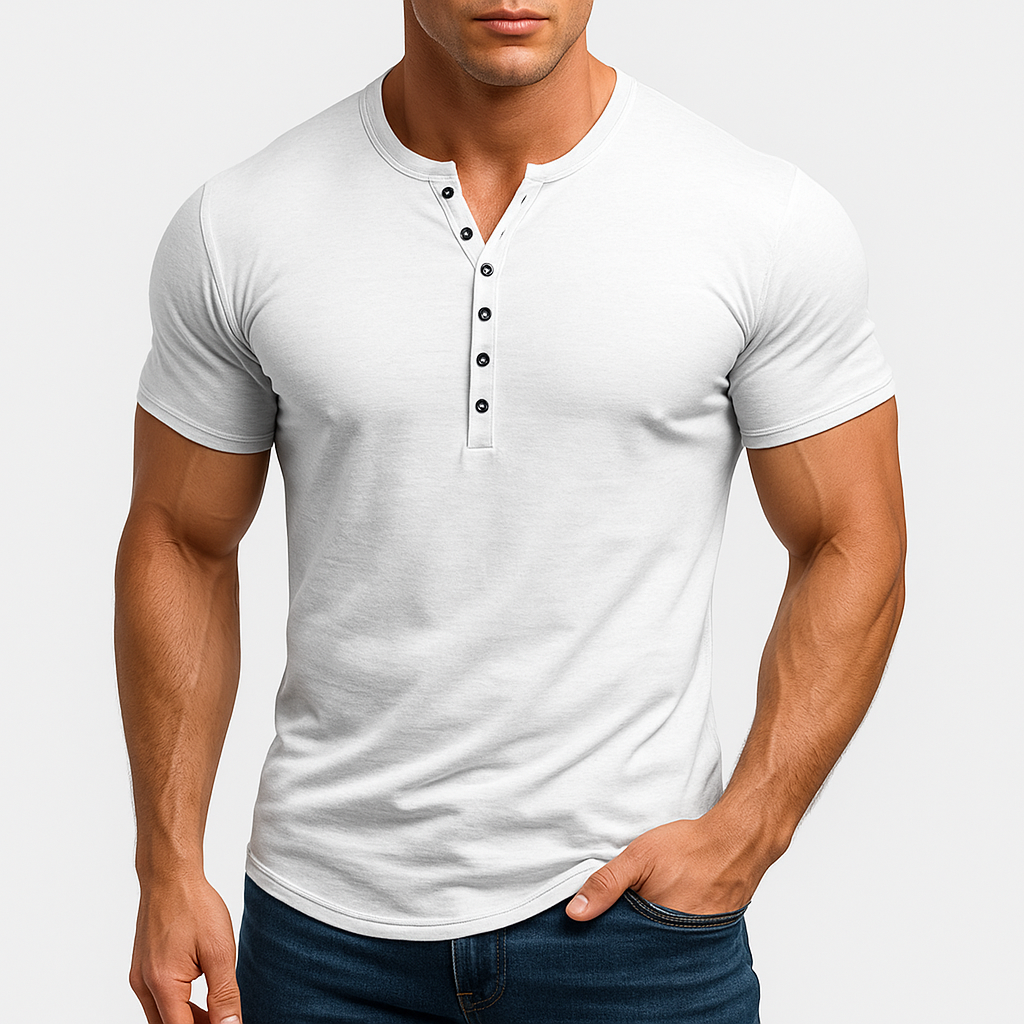 LUXEOUTFIT | Tailored Henley Shirt