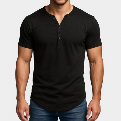 LUXEOUTFIT | Tailored Henley Shirt