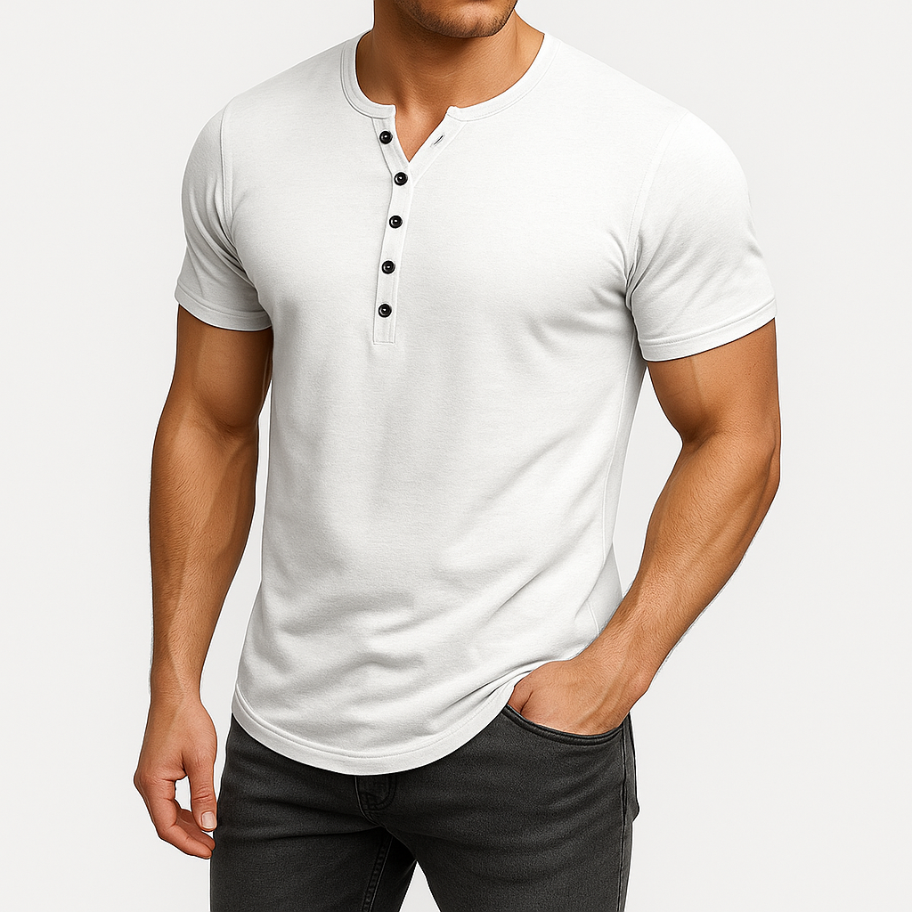 LUXEOUTFIT | Tailored Henley Shirt