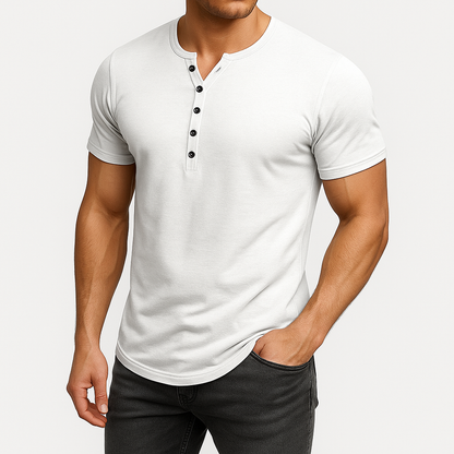 LUXEOUTFIT | Tailored Henley Shirt